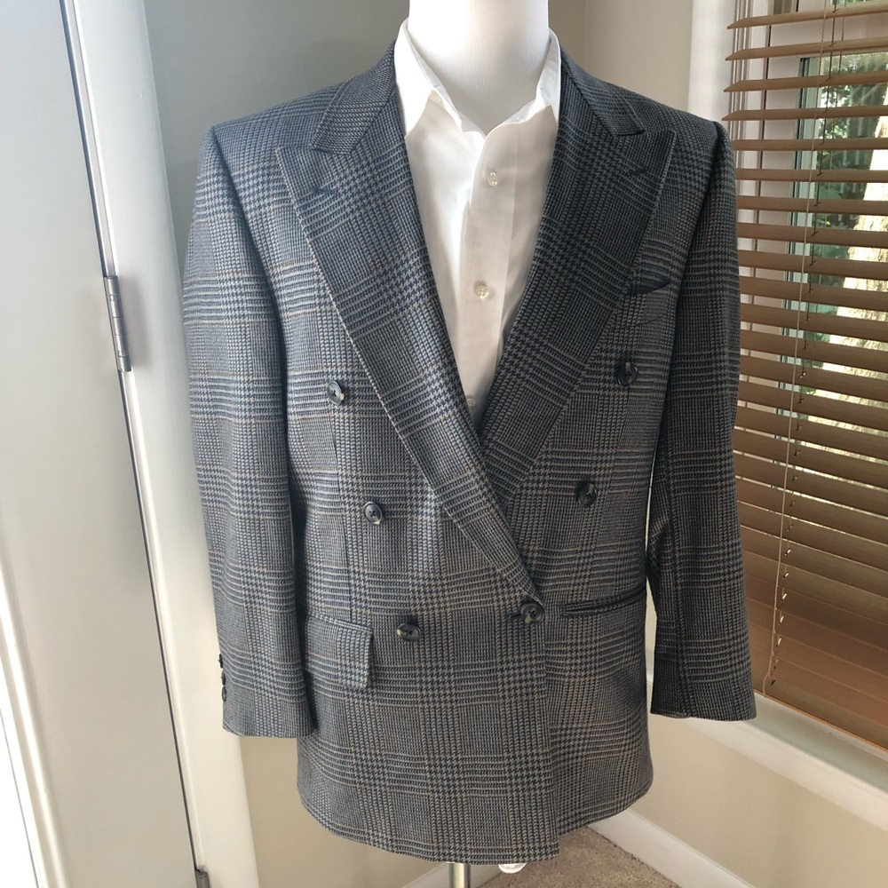 Men’s Burberry double-breasted jacket